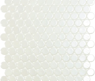 Мозаика Circle  6000 BR Белый (на сетке)(0,091 м2)
