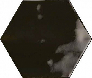 PT03127 Плитка HOPE HEX NERO GRAPHITO GLOSSY 15X17,3 см