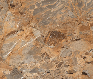 Керамогранит Maimoon Ceramica HG Glossy Breccia Fantastico Brown HGGF00007 160x80 см